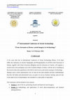 Research paper thumbnail of 2nd International Conference of Aerial Archaeology  “From Aerostats to Drones: aerial imagery in Archaeology”  Rome, 3-4-5 February 2016