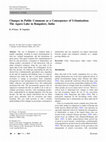 Research paper thumbnail of Changes in Public Commons as a Consequence of Urbanization: The Agara Lake in Bangalore, India