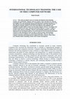 Research paper thumbnail of International Technology Transfer: the Case of Free Computer Software