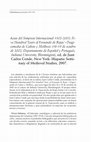 Research paper thumbnail of Reseña de: Actas del Simposio Internacional 1502-2002: Five Hundred Years of Fernando de Rojas’ «Tragicomedia de Calisto y Melibea» (18-19 de octubre de 2002, Depart. de Español y Portugués, Indiana University, Bloomington), ed. de J. C. Conde, New York: Hispanic Seminary of Medieval Studies, 2007.