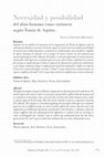 Research paper thumbnail of Necesidad y posibilidad del alma humana como sustancia según Tomás de Aquino. Necessity and possibility of the human soul as substance according to Thomas Aquinas.