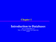 Research paper thumbnail of DBMS Lecture-1