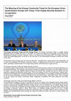 Research paper thumbnail of The Meaning of the Energy Community Treaty for the European Union, South-eastern Europe and Turkey: From Supply Security Question to Co-operation (Analysis), 2010