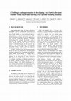 Research paper thumbnail of Challenges and opportunities in developing a test battery of joint mobility using hand reaches starting from an upright standing position