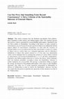 Research paper thumbnail of Can one prove that something exists beyond consciousness? A Saiva criticism of the Sautrantika inference of external objects