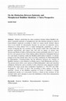 Research paper thumbnail of On the distinction between epistemic and metaphysical Buddhist idealisms: a Saiva perspective