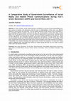 Research paper thumbnail of A Comparative Study of Government Surveillance of Social Media and Mobile Phone Communications during Iran’s Green Movement (2009) and the UK Riots (2011)