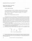 Research paper thumbnail of CRYSTAL STRUCTURE OF N′-PIVALOYL N- PHENYLPIVALOHYDRAZIDE