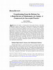 Research paper thumbnail of Transforming from the Bottom Up:  A Book Review of Mathematics for Equity: A framework for Successful Practice