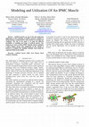 Research paper thumbnail of MODELING AND UTILIZATION OF AN IPMC MUSCLE