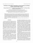 Research paper thumbnail of The Effect of Carbon Black Nanoparticles on Some Properties of Air Plasma Printed Cotton/Polyamide 6 Fabrics