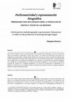 Research paper thumbnail of Performatividad y representación  fotográfica. Dimensiones para reflexionar sobre la producción de sentidos a través de las imágenes