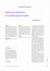 Research paper thumbnail of Capturas de sentimiento de la cultura popular-masiva 