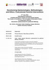 Research paper thumbnail of Decolonizing Epistemologies, Methodologies and Ethics: Postcolonial-Feminist Interventions