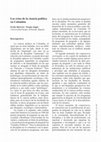 Research paper thumbnail of “Los retos de la Ciencia Política en Colombia”