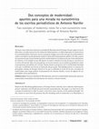 Research paper thumbnail of “Dos conceptos de modernidad: apuntes para una mirada no eurocéntrica de los escritos periodísticos de Antonio Nariño”