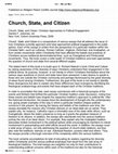 Research paper thumbnail of Review of Church, State, and Citizen, ed. Sandra F. Joireman