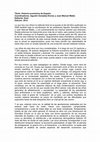 Research paper thumbnail of Agustín González Enciso y Juan Manuel Matés (coord), 2012: Historia económica de España