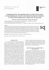 Research paper thumbnail of Anthropogenic transformation of the vegetation in the immediate vicinity of the settlement complex in Poganowo (Mrągowo Lakeland, NE Poland) 