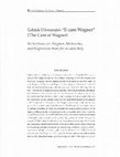 Research paper thumbnail of Gabriele D'Annunzio's "Il caso Wagner" (The Case of Wagner): Reflections on Wagner, Nietzsche, and Wagnerismo from fin-de-siècle Italy