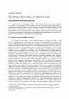 Research paper thumbnail of Notes de lecture : Pierre Laborie : Le Chagrin et le Venin