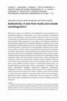 Research paper thumbnail of Authenticity: A view from inside and outside sociolinguistics