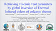 Research paper thumbnail of Retrieving volcanic vent parameters by global inversion of Thermal Infrared videos of volcanic plumes