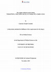 Research paper thumbnail of The origins of liberal conservatism: Edmund Burke, Adam Smith, and the art of coping with a complex society