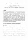 Research paper thumbnail of Community initiatives paradox: An Indian perspective