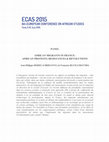 Research paper thumbnail of Jean-Philippe Dedieu & Aïssatou Mbodj-Pouye. “Les mobilisations des travailleurs africains en France pour le logement (1960-1975): Acteurs, espaces et réseaux". 6th European Conference on African Studies (ECAS), Paris, France, July 8-10, 2015