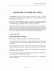 Research paper thumbnail of SISTEMA DE CONTROL DE VENTAS