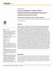 Research paper thumbnail of Ground-Vegetation Clutter Affects Phyllostomid Bat Assemblage Structure in Lowland Amazonian Forest