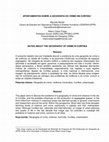 Research paper thumbnail of NOTES ABOUT THE GEOGRAPHY OF CRIME IN CURITIBA - APONTAMENTOS SOBRE A GEOGRAFIA DO CRIME EM CURITIBA