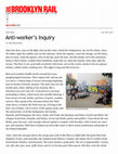 Research paper thumbnail of Anti-worker’s Inquiry