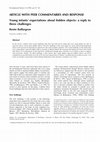 Research paper thumbnail of ARTICLE WITH PEER COMMENTARIES AND RESPONSE Young infants' expectations about hidden objects: a reply to three challenges