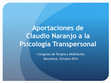 Research paper thumbnail of Aportaciones de Claudio Naranjo a la Psicología Transpersonal