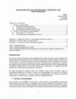 Research paper thumbnail of Anotaciones para una aproximación al territorio y sus territorialidades