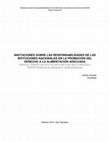 Research paper thumbnail of Anotaciones sobre las responsabilidades de las instituciones nacionales en la promoción del derecho a la alimentación adecuada