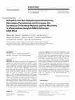 Research paper thumbnail of Estradiol, but not dehydroepiandrosterone, decreases parasitemia and increases the incidence of cerebral malaria and the mortality in plasmodium berghei ANKA-infected CBA mice