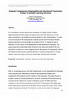 Research paper thumbnail of ﻿﻿Graduate Competencies, Employability and Educational Taxonomies: Critique of Intended Learning Outcomes