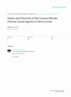 Research paper thumbnail of Status and Diversity of the Cassava Mosaic Disease Causal Agents in Sierra Leone