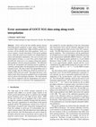 Research paper thumbnail of Error assessment of GOCE SGG data using along track interpolation