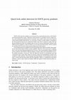 Research paper thumbnail of Quick-look outlier detection for GOCE gravity gradients