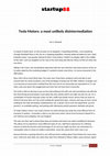 Research paper thumbnail of Tesla Motors: a most unlikely disintermediation