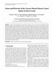 Research paper thumbnail of Status and Diversity of the Cassava Mosaic Disease Causal Agents in Sierra Leone