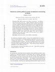 Research paper thumbnail of Monotowns and the Political Economy of Industrial Restructuring in Russia