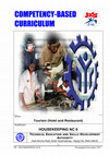 Research paper thumbnail of COMPETENCY BASED CURRICULUM - HOUSEKEEPING NCII