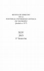 Research paper thumbnail of 2015. El principio de mínima intervención del Estado en los asuntos familiares en los sistemas normativos chileno y español [The Principle of Minimal Intervention by the State in Family Matters in the Chilean and Spanish Regulatory Systems]