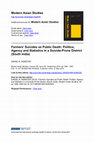 Research paper thumbnail of Farmers’ Suicides as Public Death: Politics, Agency and Statistics in a Suicide-Prone District (South India)