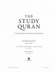 Research paper thumbnail of The Study Quran: A New Translation and Commentary